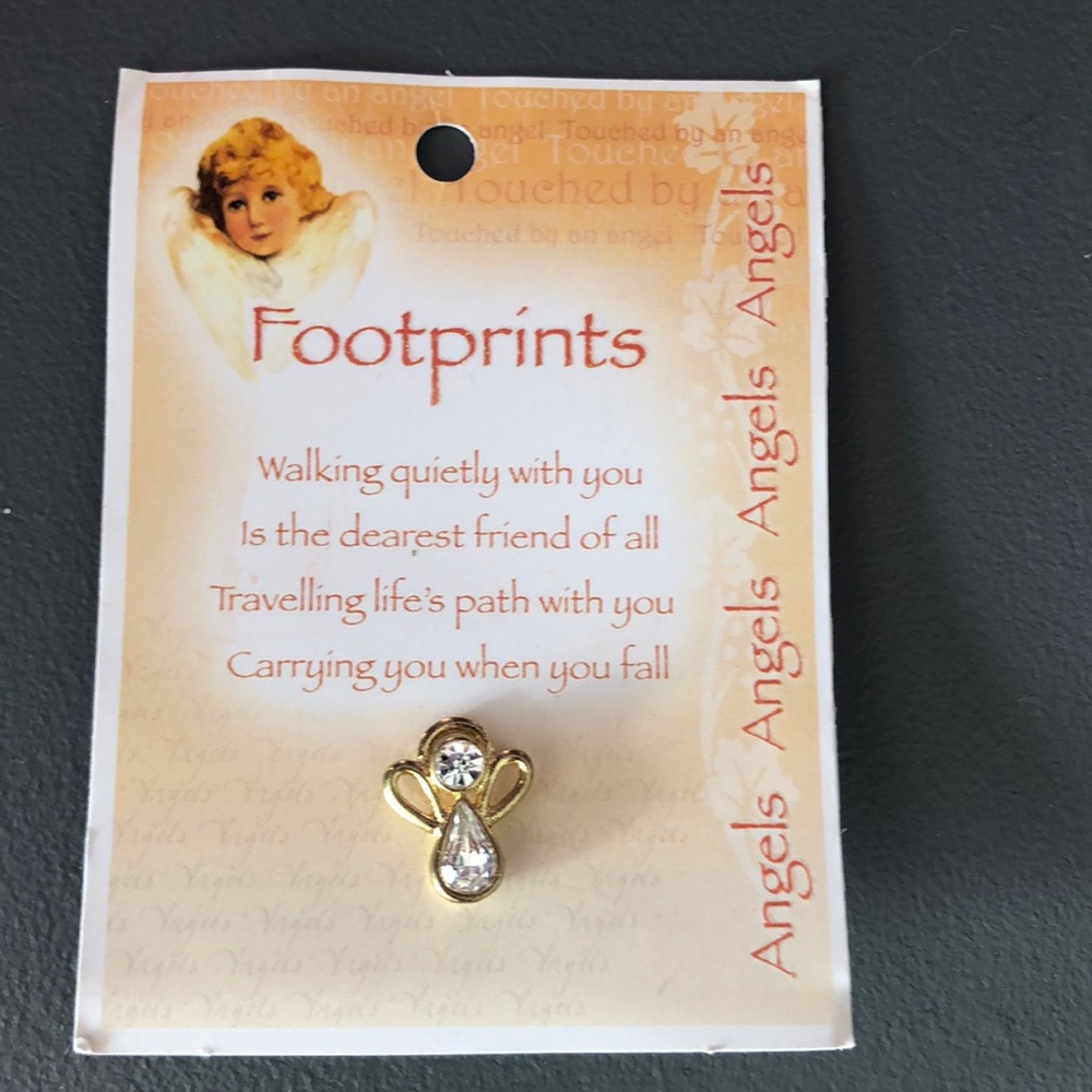 Guardian Angel Pin Footprints 👣